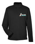 Wilson Stretch Quarter-Zip in Black (sample mockup)