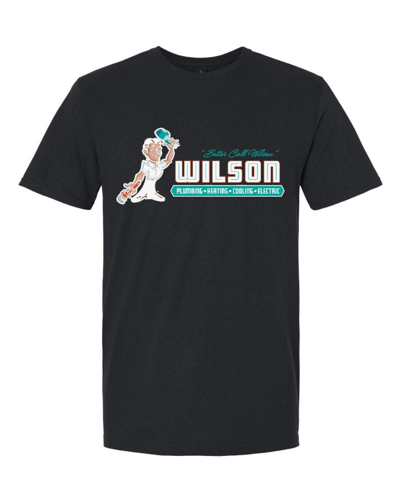 Wilson Softstyle Tee in Black (sample mockup)
