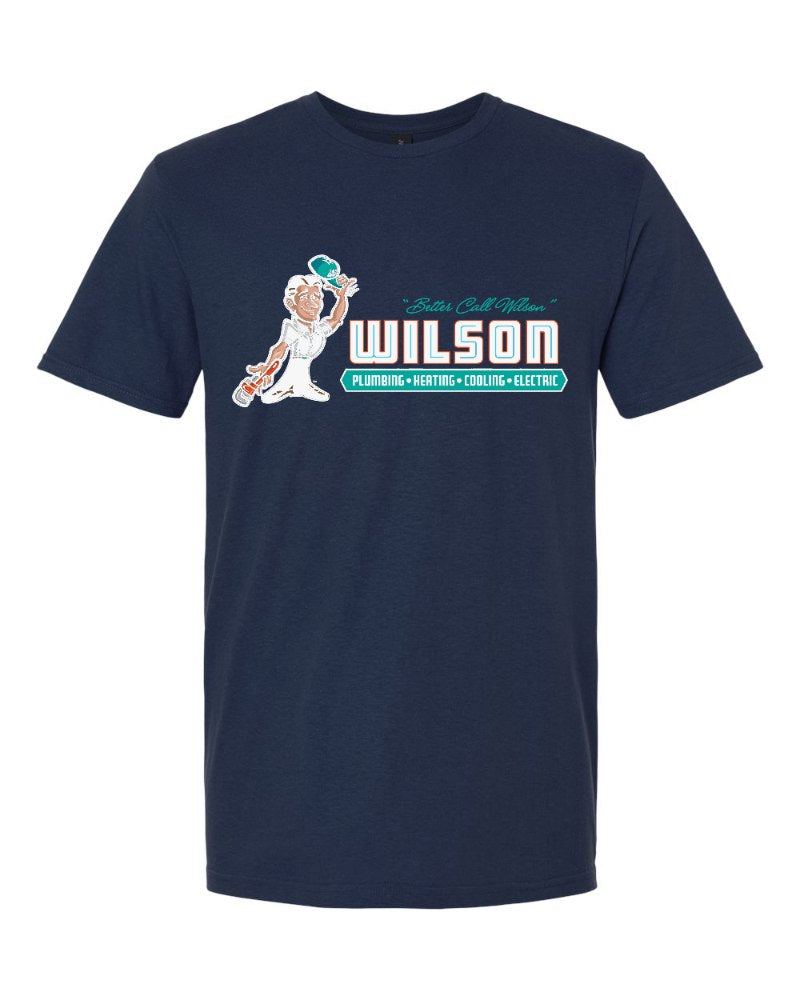 Wilson Softstyle Tee in Navy (sample mockup)