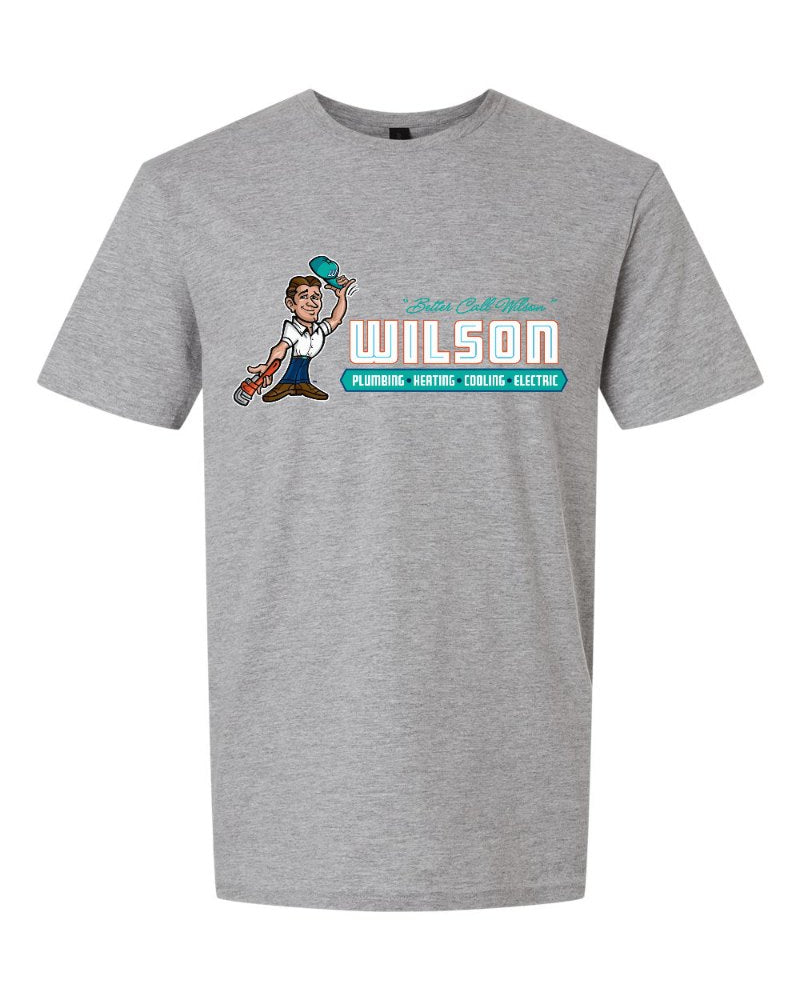 Wilson Softstyle Tee in Sport Grey (sample mockup)