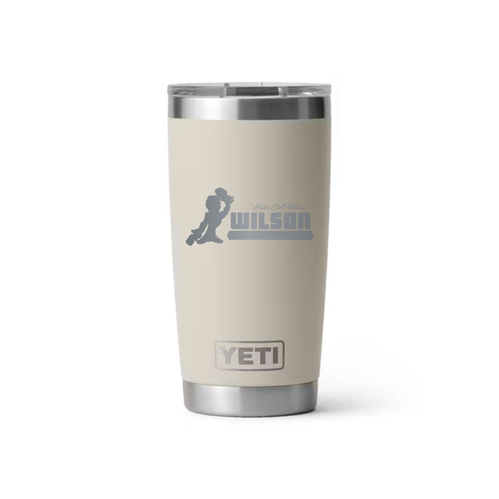 Wilson YETI 20 oz Rambler in Cape Taupe (sample mockup)